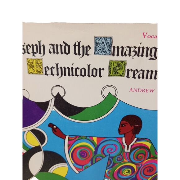 Joseph and the Amazing Technicolor Dreamcoat MUSIC BOOK Andrew Lloyd Webber VNTG - Picture 2 of 9